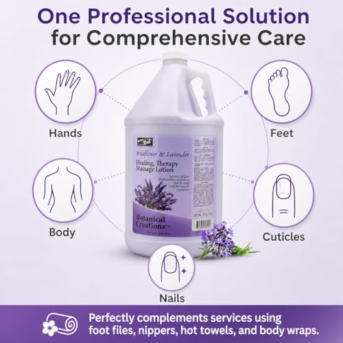 Pro Nail Salon Manicure & Pedicure Massage Lotion - Lavender / 128 Fl Oz