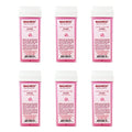 Soft Wax Cartridge Rose Pack of 6 - Professional Strip Wax for Face & Body
