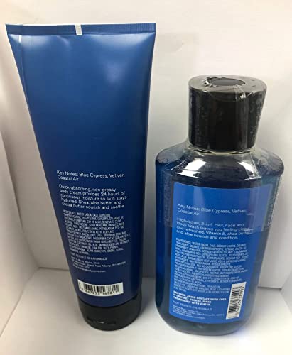 Men's Ocean 3-in-1 Hair & Body Wash and Body Cream Set