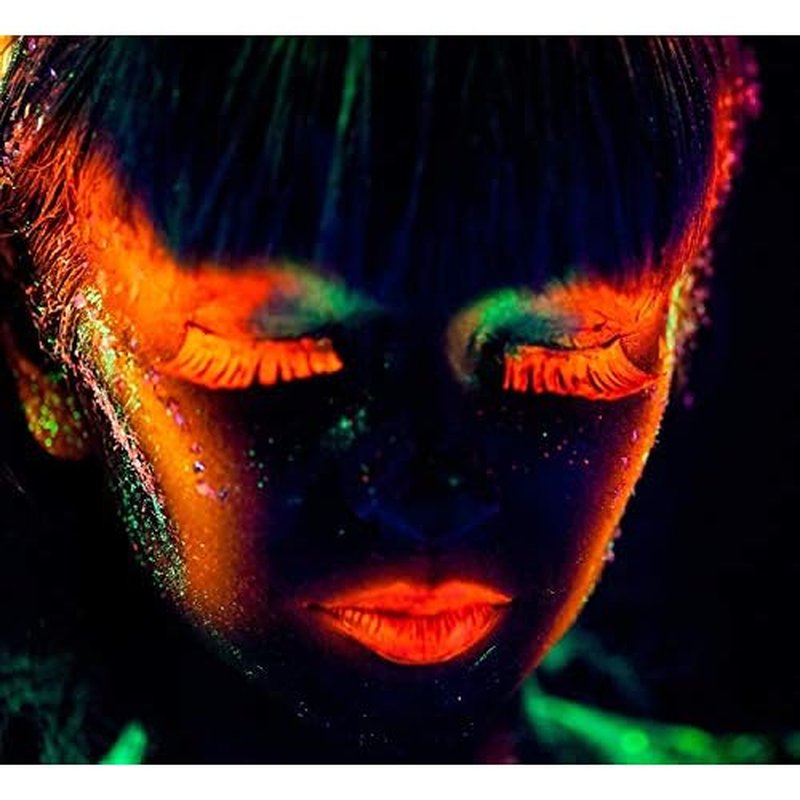 Blacklight Face and Body Paint - Neon Fluorescent (0.34oz (Pack of 6))