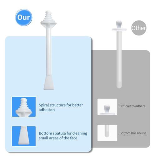 Nose Wax Sticks, 80Pcs Hair Wax Applicator with Disposable Spatulas for Nostril Cleaning, Ear Face Hair Removal for Men Women, Painless