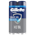 Gillette Series 3X Action Shave Gel, Moisturizing Twin Pack (7 Ounce Each)