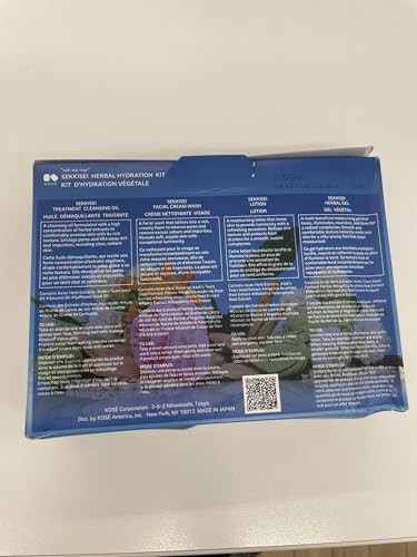 SEKKISEI Herbal Hydration 4-Step Japanese Skincare Kit for Radiant Skin