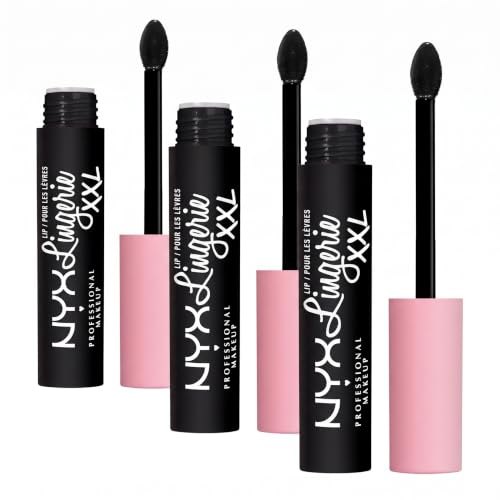 Long Lasting Matte Liquid Lipstick - Naughty Noir - Pack of 3