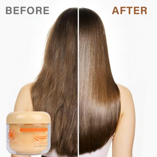 Collagen & Argan Oil Hair Mask Set for Deep Repair and Smoothing - 12.15 fl oz