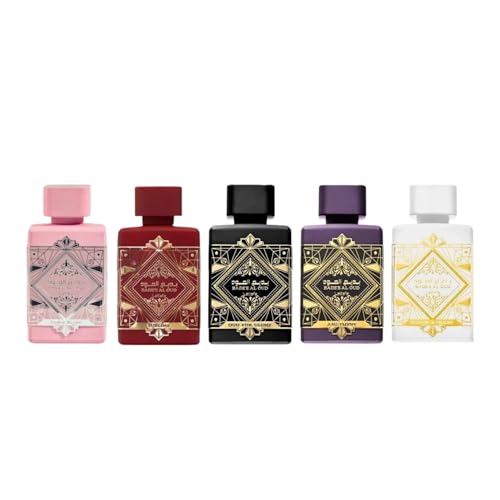 Lattafa Bade'e Al Oud 5×5ml Perfume Gift Set Unisex Fragrances Collection