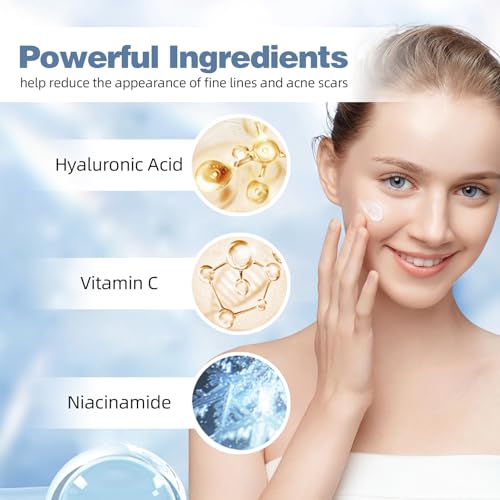 Corrector Cream with Hyaluronic Acid, Vitamin C, Niacinamide & 45% Multi-Action Concentrate - Reduces Fine Lines & Acne Scars for Smooth, Milk-Like Skin - 1.86 oz