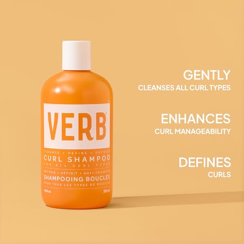 VERB Curl Shampoo with Citrus & Sweet Violet Scent - Moisturizing for Waves & Curls