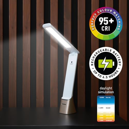 Daylight Portable LED Lamp for Reading Light Therapy & Crafts
