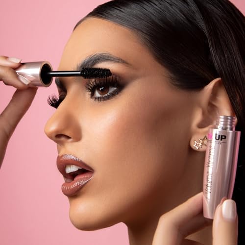Pink Up Volume Xtreme Mascara - Black, Waterproof, Volume & Length, False Lashes Effect - PKM01