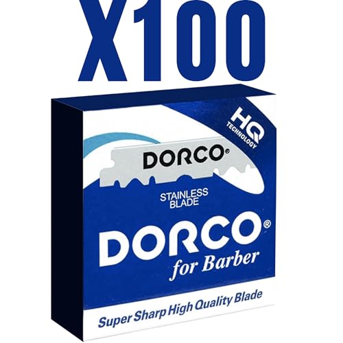 Dorco 1000-Count Single Edge Razor Blades – 10 Boxes (100 Blades Each)