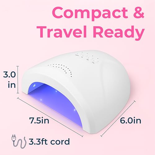Nail Polish Organizer Bag with Handle Compact 9-Slot Carrying Case for 0.51Oz Gel Polish Bottles Portable Nail Storage Bag for Home Travel and Office Use