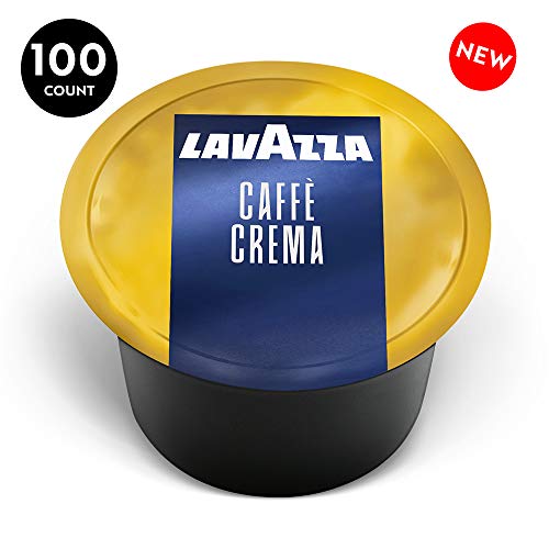 Lavazza Blue Espresso Caffe Crema Coffee Capsules - Single Serve Arabica, 100 Count - Espresso Caffe Crema