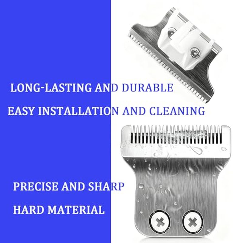 2PCS T Wide Detailer Replacement Blade for Wahl 5 Star Detailer Li Trimmer 8081 and 8171 -Model 2215