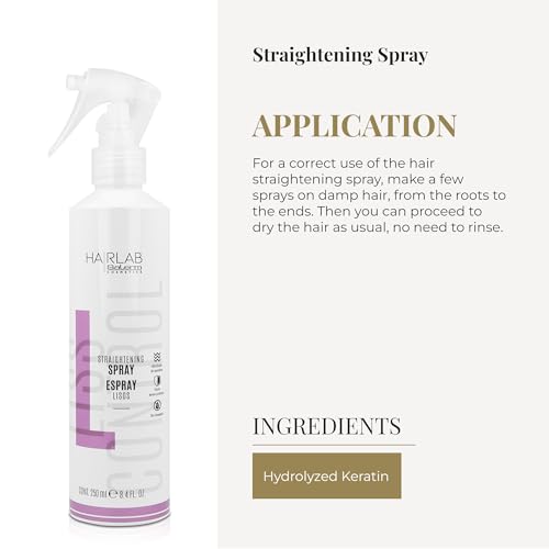 Smoothing Hair Spray with Hydrolyzed Keratin and Heat Protection - 250ml