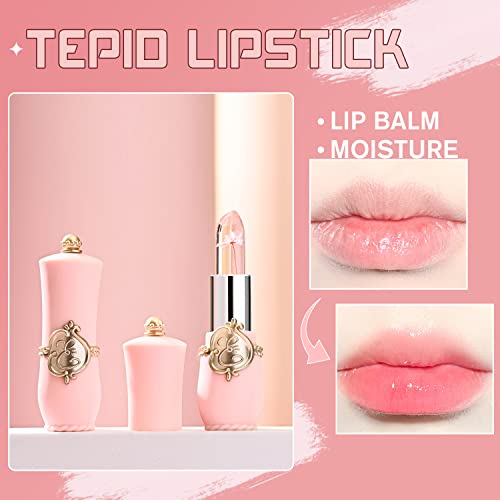 Pooplunch False Eyelashes Faux Mink Lashes Cat-Eye Look 18MM Wispy Long 8D Volume Fake Eyelash Strips 7 Pairs Pack