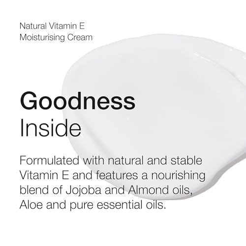 Natio Australia Aromatherapy Natural Vitamin E Moisturizing Cream, 3.4 oz - Non-Greasy Aloe Vera Face Moisturizer - Deeply Hydrating Face Cream