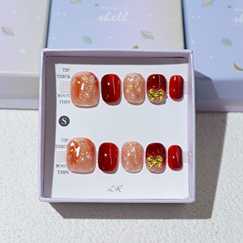 Teenitor Clear Fake Coffin Nail Tips and Nail Art Decoration Kit, 600Pcs Clear Nail Tips and 5 Boxes Holographic Nail Art Glitter Sequins and 12 Sheets Nail Art Stickers for Press On Nails