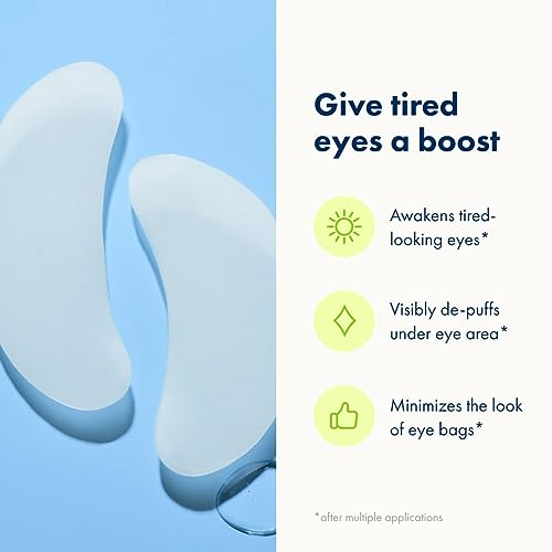 Mighty Patch HERO Tired Eyes Patches - 6 Count Pack of 2 Hydrogels for Puffiness & Eye Bags