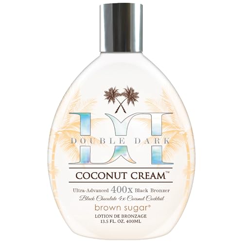Dark Coconut Tanning Lotion with Bronzer - 13.5 Fl Oz