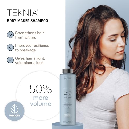 LAKMÉ Teknia Body Maker Volume Shampoo 33.9 Fl Oz for Fine Hair - Hair Volumizing