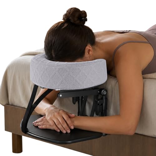 Adjustable Bed Massage Headrest with Memory Foam & Arm Rest for Spa & Relaxation