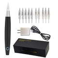 Wireless Rotary Tattoo Pen Machine for Eyebrows Eyeliners Lips with 10 Needles