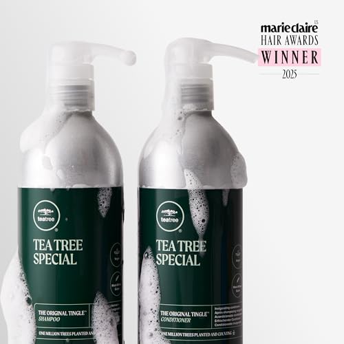 Tea Tree Special Shampoo, Deep Cleans, Refreshes Scalp, Especially Oily Hair, For All Hair Types