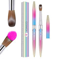 Professional Kolinsky Acrylic Nail Brush Size 18 for Nail Art & Manicure