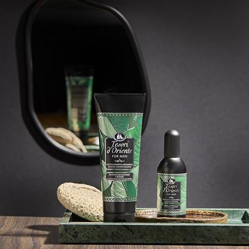 Tesori d'Oriente: Kashmir Sandalwood and Vetiver Shower Cream 8.45 Fluid Ounce (250ml) Packages [ Italian Import ]
