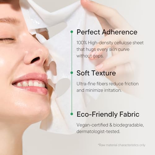 IUNIK Centella Calming Sheet Mask - Soothing & Hydrating, 10 Sheets, Variation: Centella