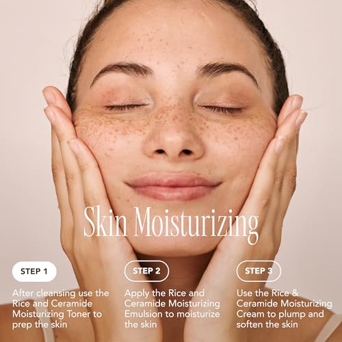 Korean Rice Skincare Duo - Hydrating Lotion & Moisturizer for All Skin Types