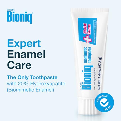 Bioniq Plus Moist Gums Toothpaste 20% Hydroxyapatite Pack of 3 - Gentle Enamel Repair