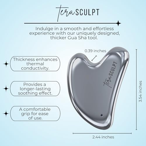 Terahertz Gua Sha Tool for Facial & Body Sculpting - Lymphatic Drainage & Anti-Aging