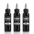 Element Tattoo Supply 2 oz Greywash Set – 3 Shades Greywash (Light, Medium, Dark) for Black & Grey Tattoos