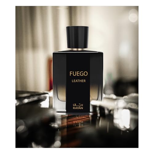 Luxury Men's Leather Eau de Parfum - Long Lasting Arabian Cologne 100mL