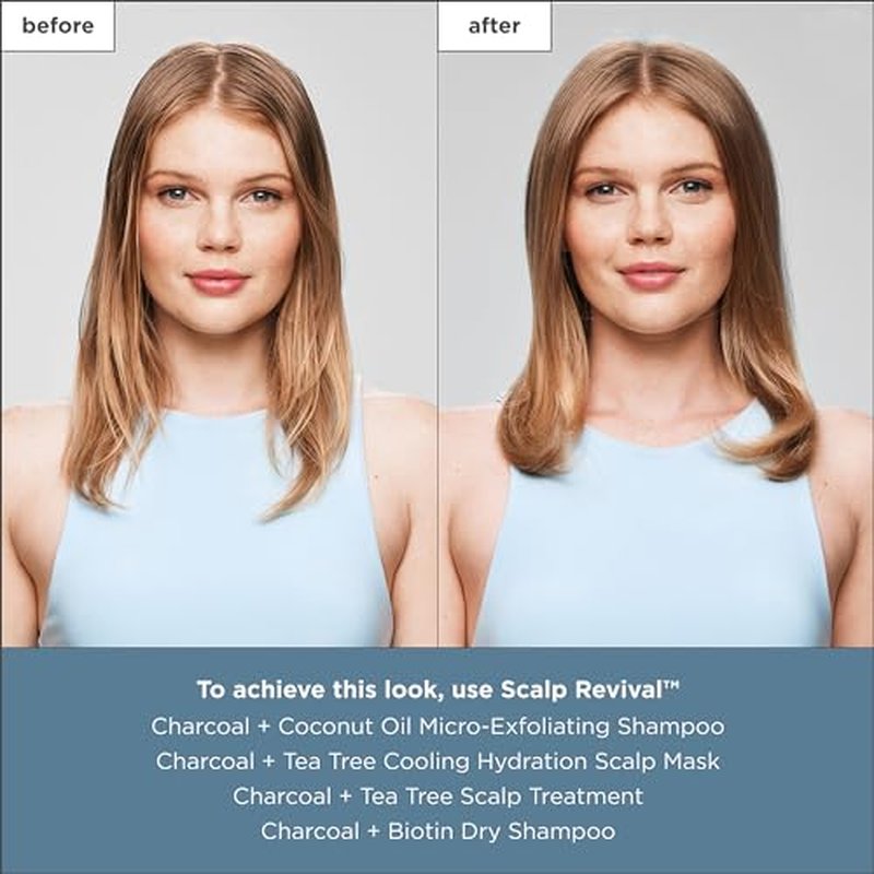 Briogeo Scalp Revival Charcoal + Tea Tree Cooling Hydration Scalp Mask | Weekly Scalp Treatment for Dry, Flaky, or Itchy Scalp | Detoxifying & Moisturizing | Vegan & Cruelty Free | 6 oz