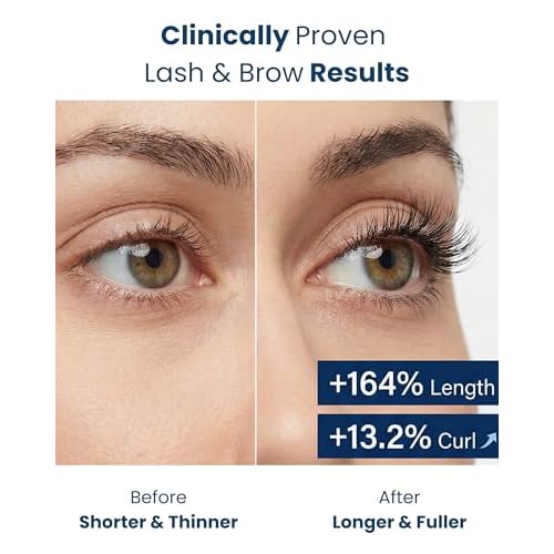 Up Ultra Peptide Lash & Brow Serum ? Boosts Growth, Density & Curl | Nourishing Botanical & Biotech Formula for Stronger, Fuller Lashes & Brow