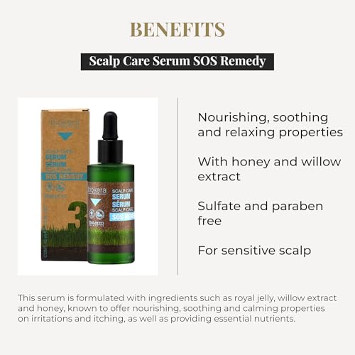 Sensitive Scalp Serum with Honey & Willow Extract - Hydrating Hair Treatment 45ml