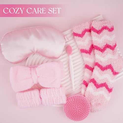 Birthday Gifts for Women, 18PCS Relaxing Spa Gift Basket Self Care Gifts, Unique Gift Ideas for Mom Her Friend Wife Sister, Christmas, Mother's Day, Valentine's Day, Get Well Gift