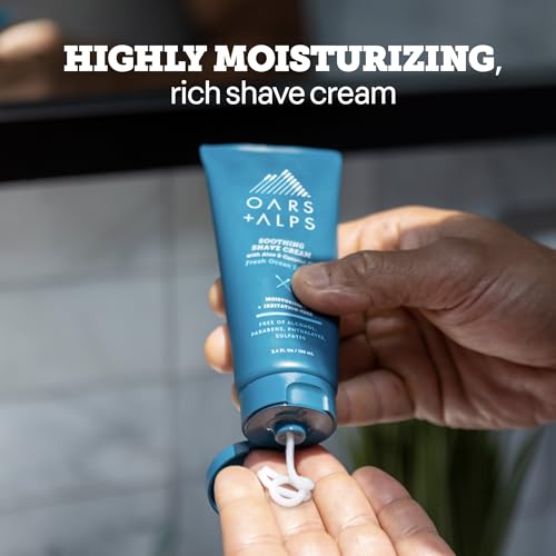 Men's Shaving Cream 2 Pack - Soothing, Hydrating, Dermatologist Tested, 3.4oz