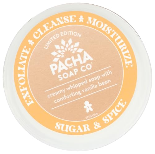 Vanilla & Clove Whipped Soap & Scrub - 8 OZ - Pacha Soap Co - Pack of 1