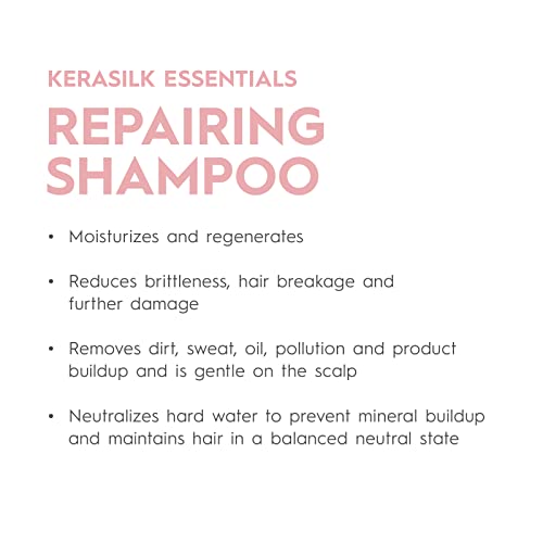 Kerasilk Repairing Shampoo 25.4 Fl Oz - Moisturizes & Regenerates Hair