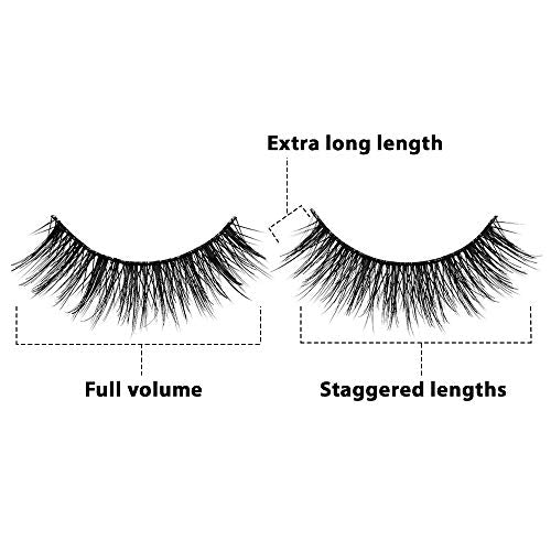 Dramatic Ardell Double Up 207 False Eyelashes - 8 Pairs, Voluminous & Bold