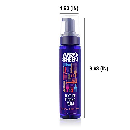 Afro Sheen Texture Flexing Foam - Hydrating Curl Defining Styling 8.5 Oz - Variation of THIS listing