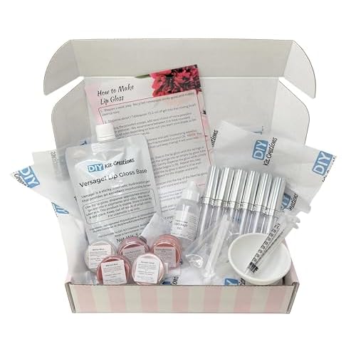 Lip Gloss Making Kit (Standard Kit, 6 Tubes) Made in the USA