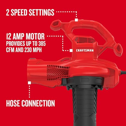 230 MPH Leaf Blower Vacuum Mulcher - 3-in-1 Backpack Electric Corded