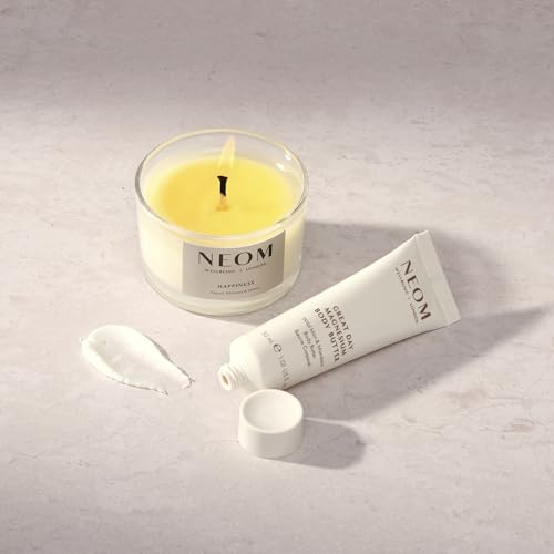 Neom Feel Good Mood Boost Duo Gift Set with Uplifting Candle & Body Butter
