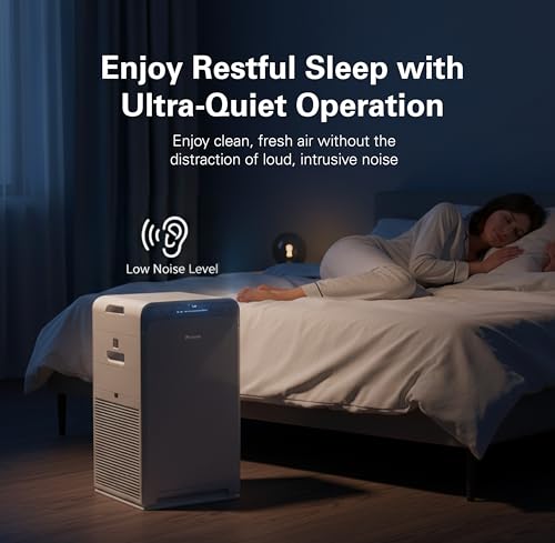 Daikin MCB50YSAU Room Air Purifier with HEPA Carbon UVC Light - Zero Ozone, 10.5x10.5x19.5 in - Variation of This Listing