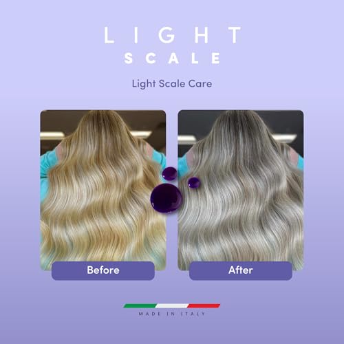 Lisap Purple Anti-Yellow Hair Mask 16.9 fl oz for Blonde & Silver Hair - Deep Conditioning